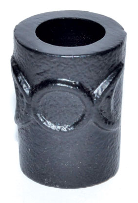 1 1/4" Triple Moon cast iron chime holder (image for) 1 1/4" Triple Moon cast iron chime holder