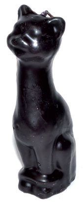 5 1/2" Black Cat candle (image for) 5 1/2" Black Cat candle
