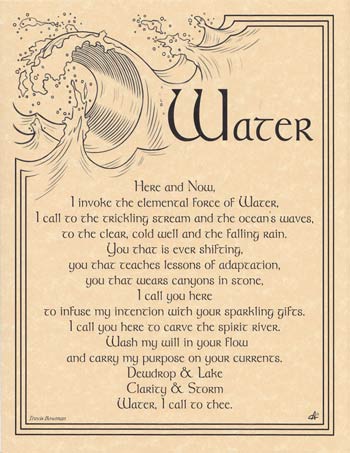 Water Invocation (image for) Water Invocation