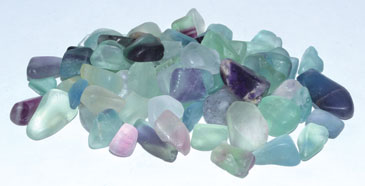1 lb Fluorite tumbled chips 7-9mm (image for) 1 lb Fluorite tumbled chips 7-9mm