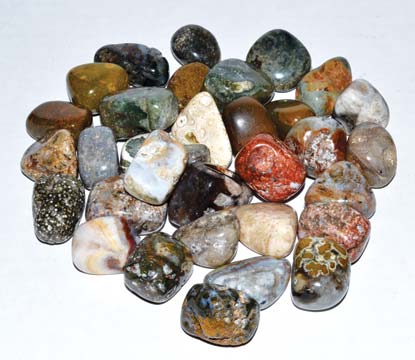 1 lb Jasper, Ocean tumbled stones (image for) 1 lb Jasper, Ocean tumbled stones