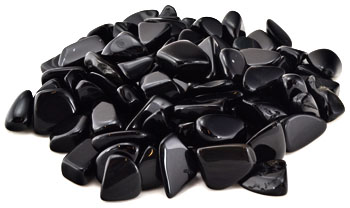 1 Lb Black Obsidian tumbled (image for) 1 Lb Black Obsidian tumbled