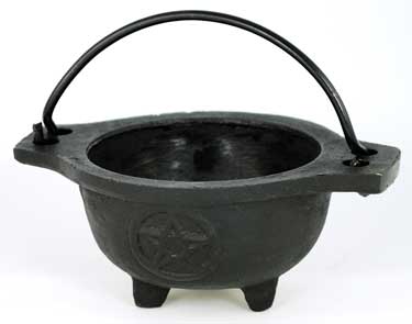 Pentagram Cast Iron Cauldron 3 1/2" (image for) Pentagram Cast Iron Cauldron 3 1/2"