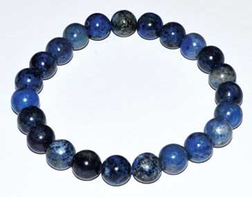 8mm Dumortierite (image for) 8mm Dumortierite