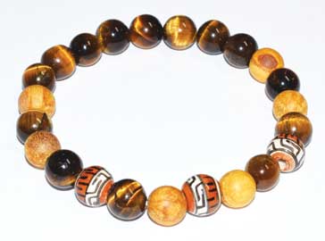 8mm Palo Santo Tiger Eye bracelet (image for) 8mm Palo Santo Tiger Eye bracelet