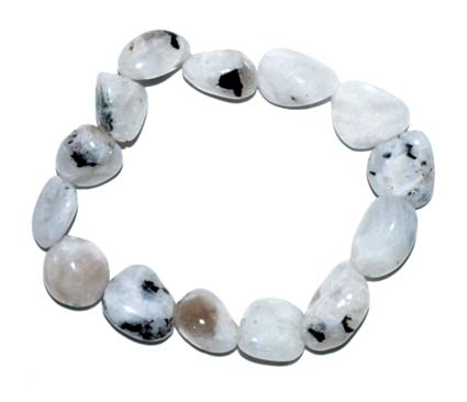 Rainbow Moonstone gemstone bracelet (image for) Rainbow Moonstone gemstone bracelet