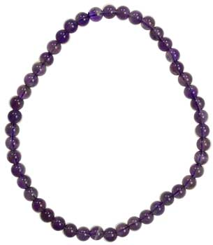 4mm Amethyst stretch (image for) 4mm Amethyst stretch