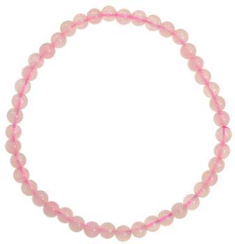 4mm Rose Quartz stretch (image for) 4mm Rose Quartz stretch