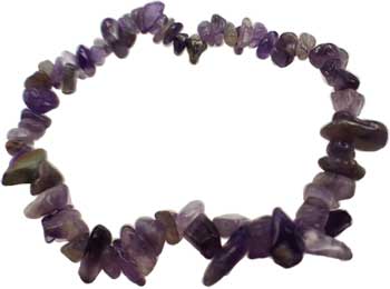 Amethyst chip bracelet (image for) Amethyst chip bracelet