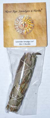 4" Lavender smudge stick (image for) 4" Lavender smudge stick
