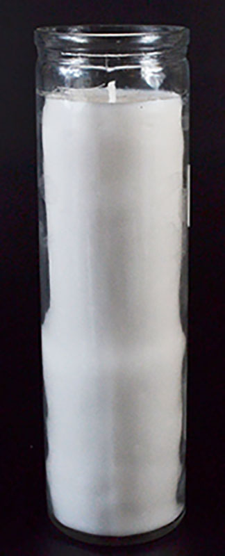 White 7-day jar candle (image for) White 7-day jar candle