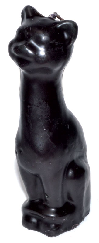 5 1/2" Black Cat candle (image for) 5 1/2" Black Cat candle