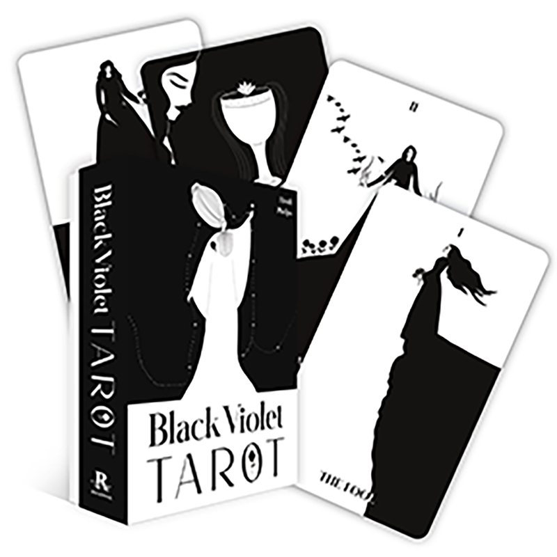 (image for) Black Violet tarot by Heidi Phelps