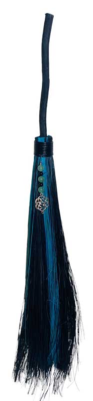 21+" Celtic Black & Green broom (image for) 21+" Celtic Black & Green broom