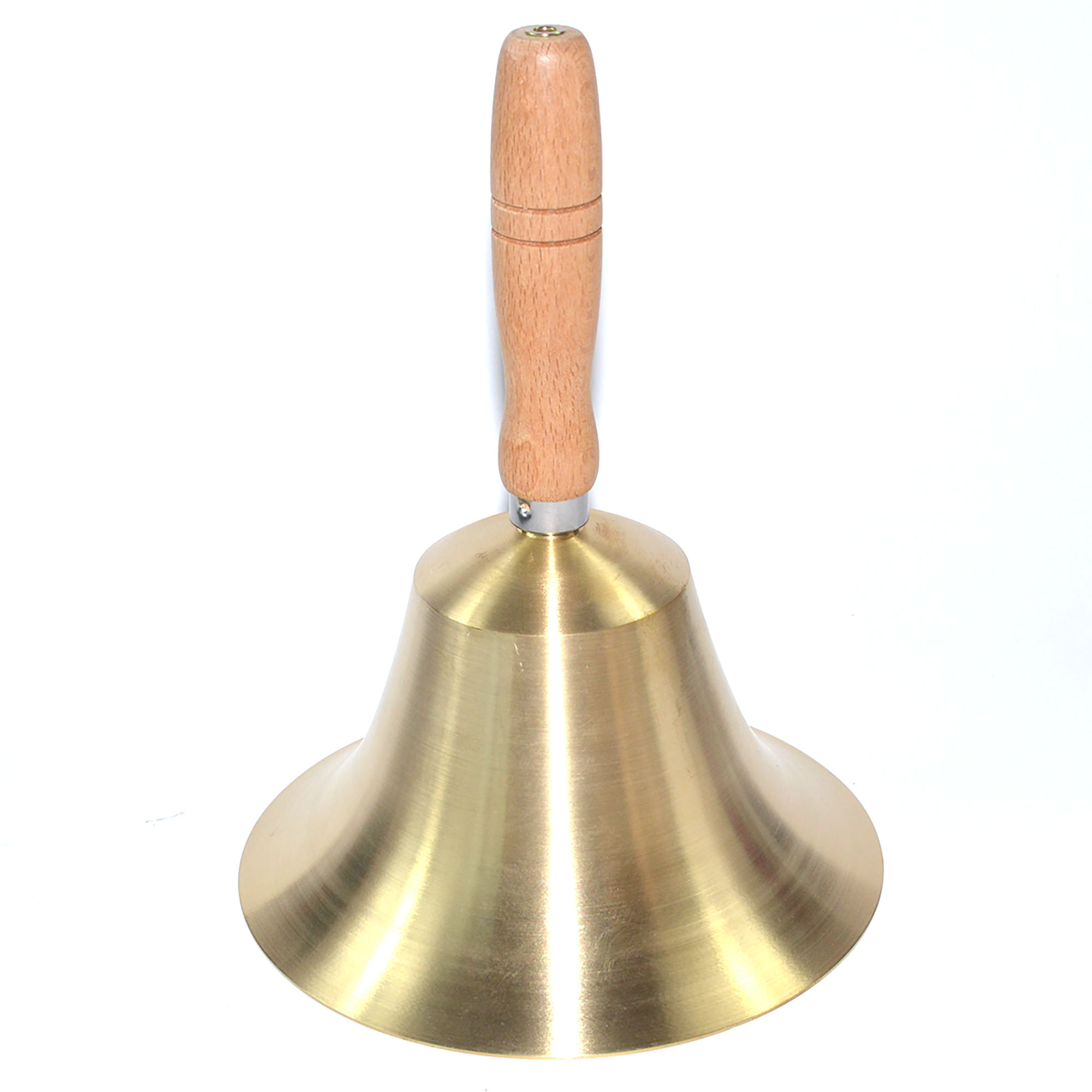 6 1/2" x 9" Brass Hand bell (image for) 6 1/2" x 9" Brass Hand bell