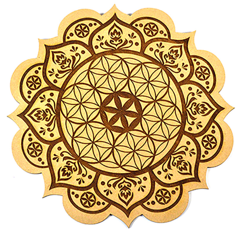 (image for) 8" FOL Lotus crystal grid