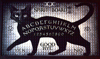 17 5/8" x 19 1/2" Cat Spirit door mat (image for) 17 5/8" x 19 1/2" Cat Spirit door mat
