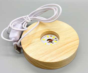 4" White light stand (image for) 4" White light stand