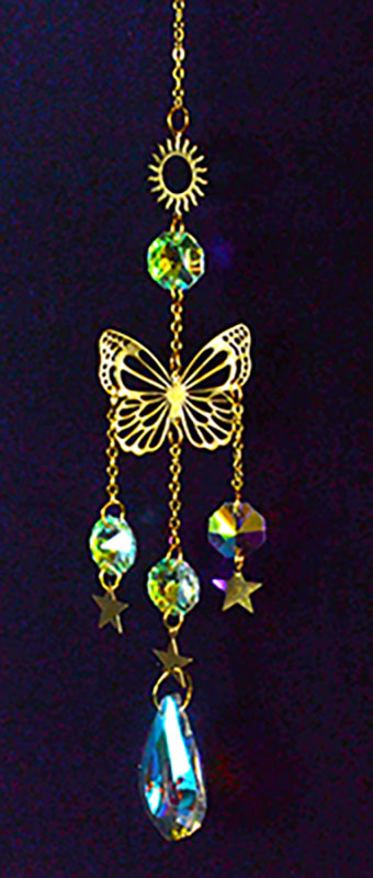 (image for) 15" Sun & Butterfly sun catcher