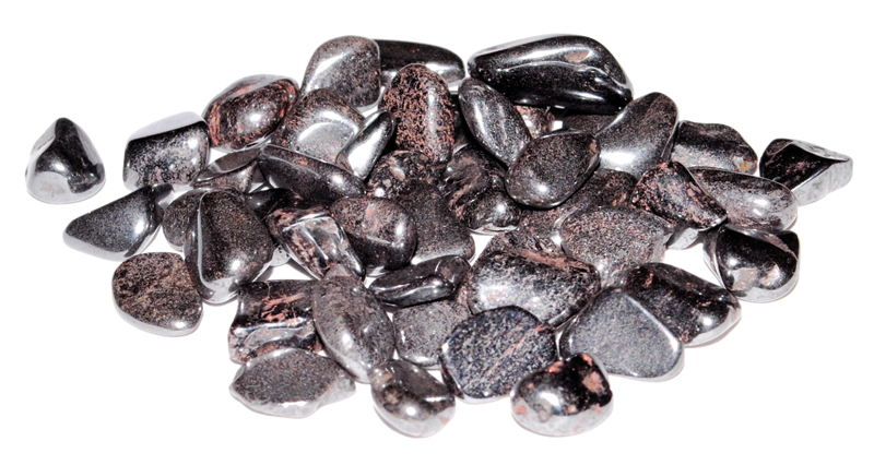 1 lb Hematite tumbled chips 3-5mm (image for) 1 lb Hematite tumbled chips 3-5mm