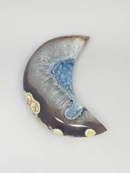 medium Moon Druze Agate Geode (image for) medium Moon Druze Agate Geode