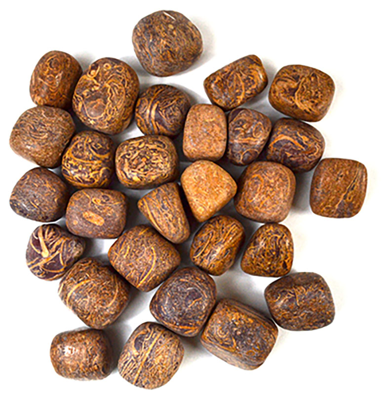 (image for) 1 lb Jasper, Calligraphy Arabic tumbled stones