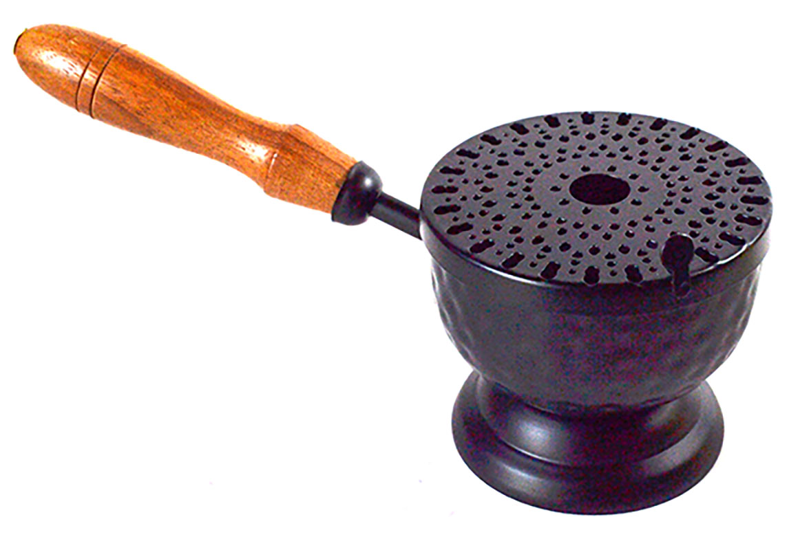 (image for) 9" Iron Burner W/ wooden handle