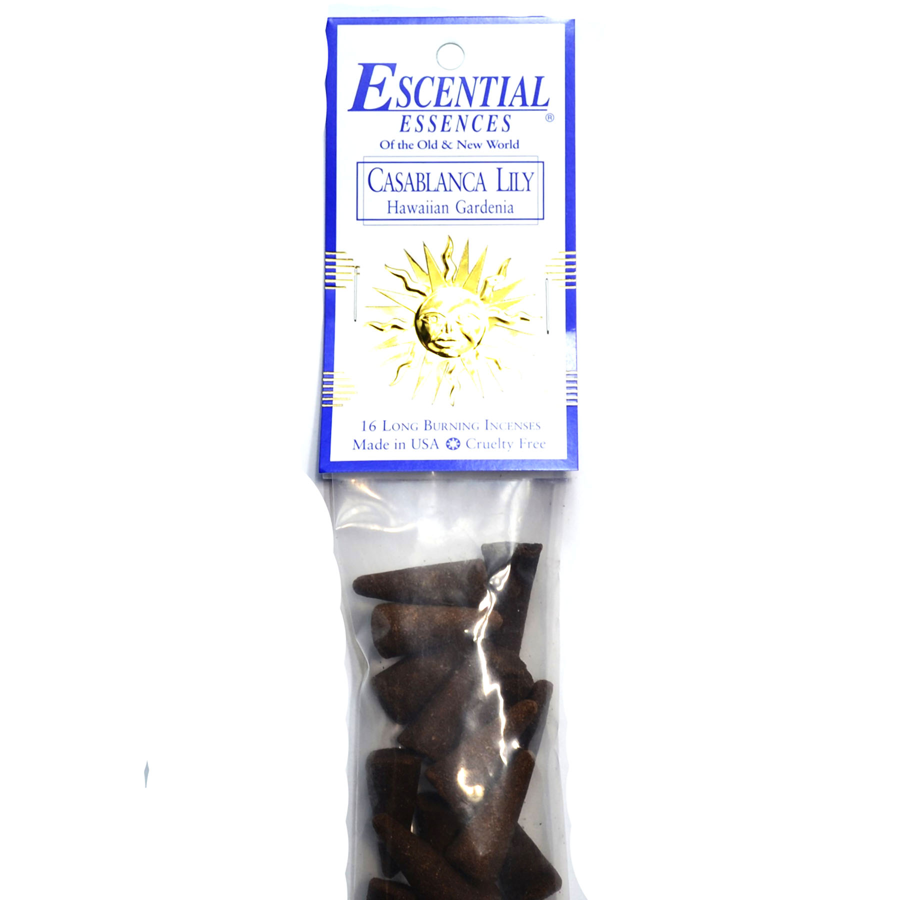 (image for) 16/pk Casablanca Lily escential essences incense cones