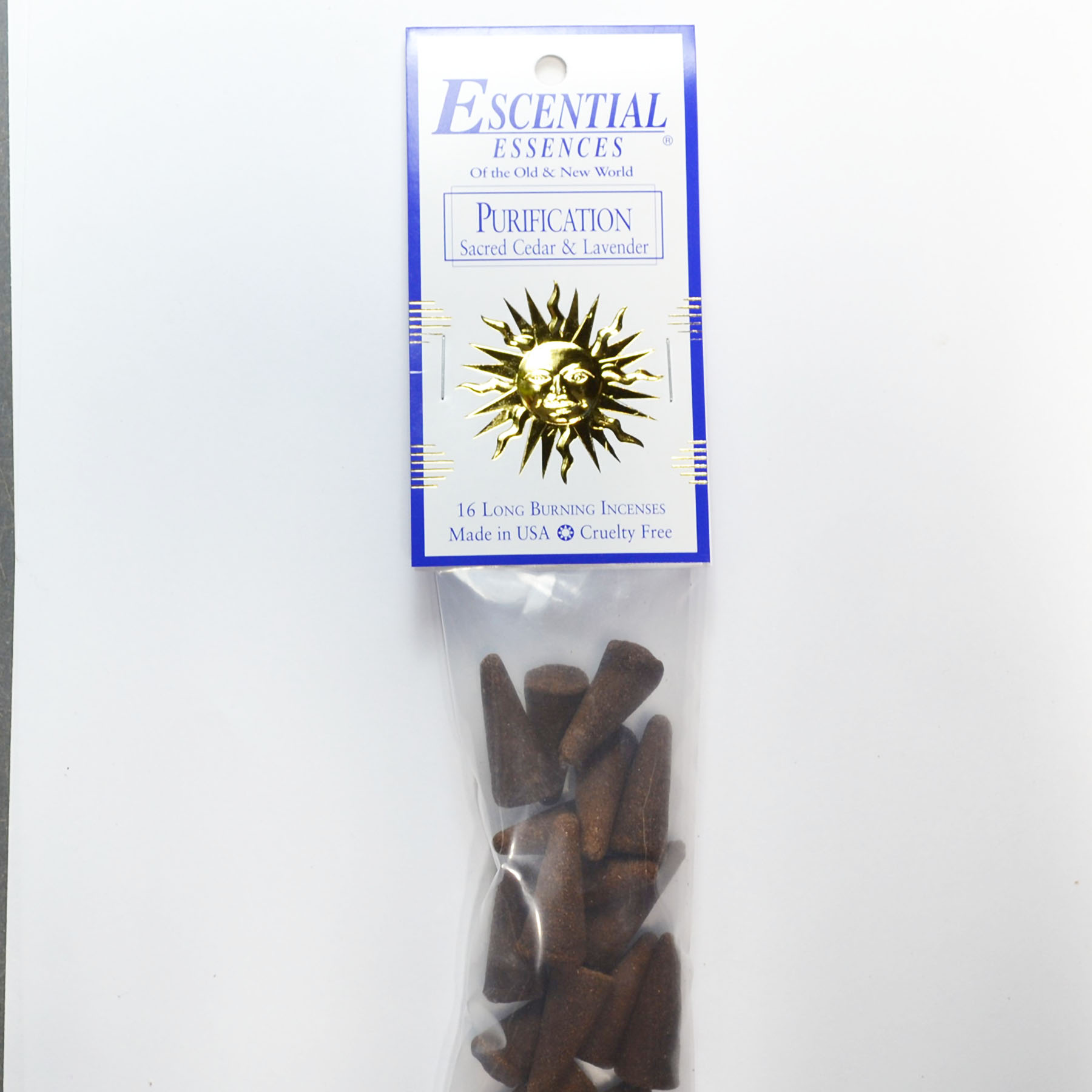 (image for) 16/pk Purification escential essences incense cones
