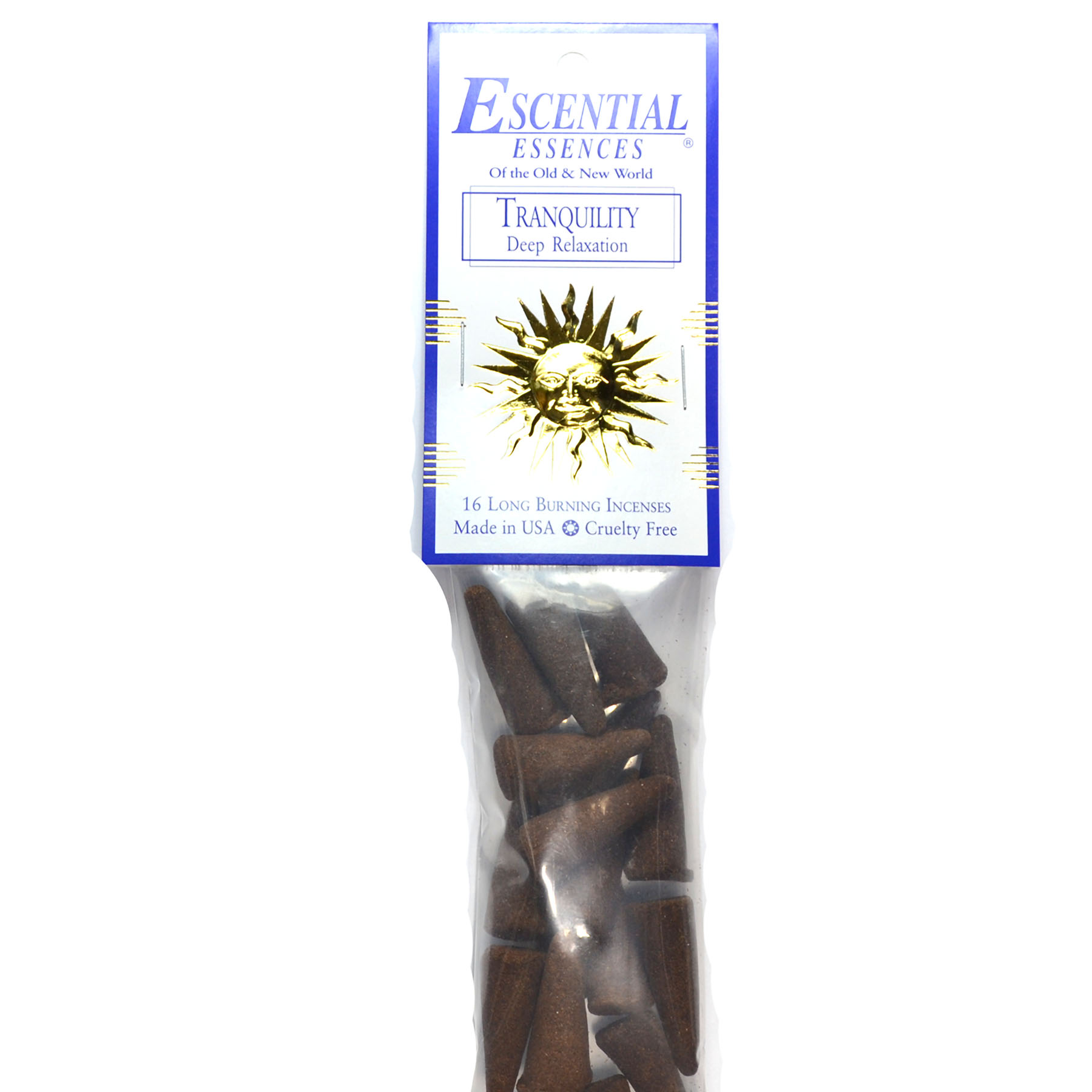 (image for) 16/pk Tranquility escential essences incense cones