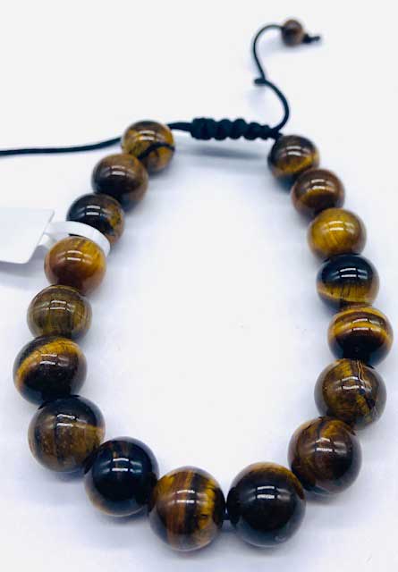 10mm Tiger Eye, Yellow bracelet (image for) 10mm Tiger Eye, Yellow bracelet
