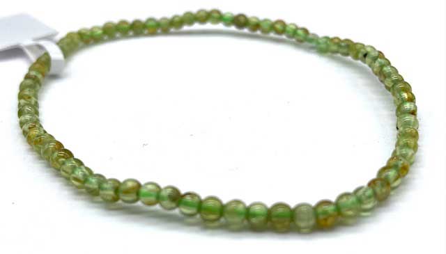 3-4mm Peridot bracelet (image for) 3-4mm Peridot bracelet
