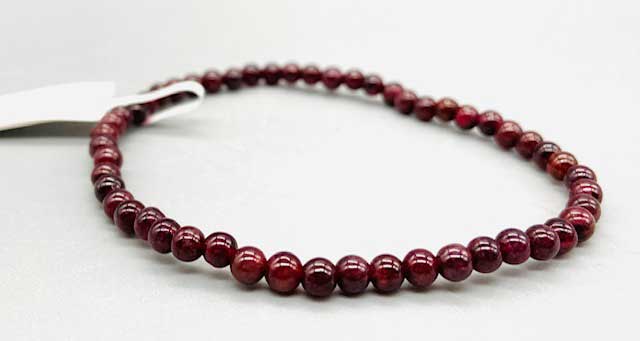 4mm Garnet bracelet (image for) 4mm Garnet bracelet