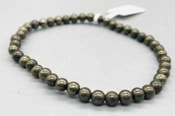 4mm Pyrite bracelet (image for) 4mm Pyrite bracelet