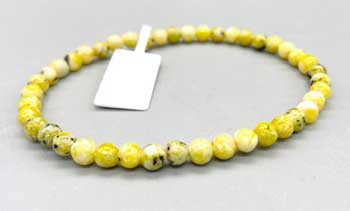 4mm Turquoise, Yellow bracelet (image for) 4mm Turquoise, Yellow bracelet
