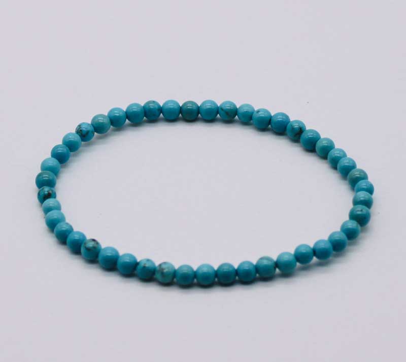 4mm Turquoise stretch bracelet (image for) 4mm Turquoise stretch bracelet