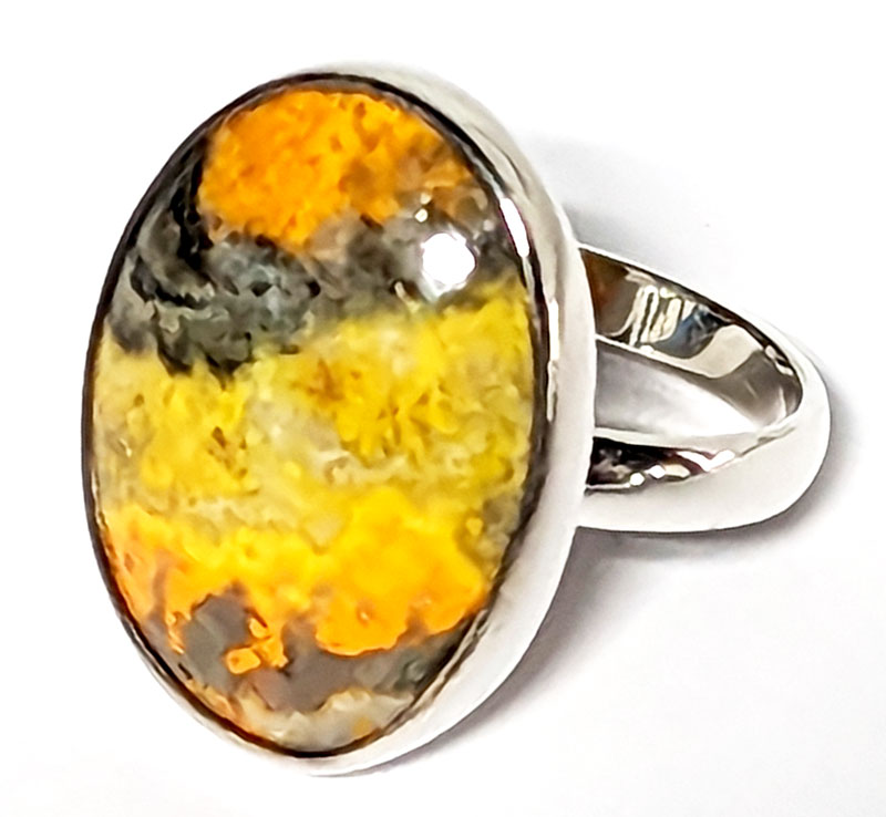 size 6 Mustard Jasper ring (image for) size 6 Mustard Jasper ring