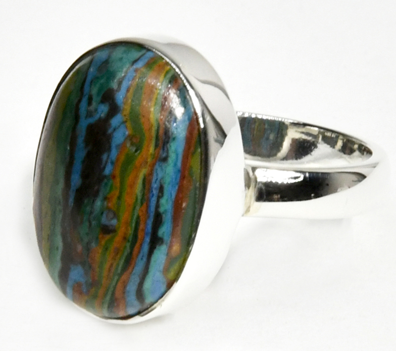 size 6 Rainbow Calsilca ring (image for) size 6 Rainbow Calsilca ring