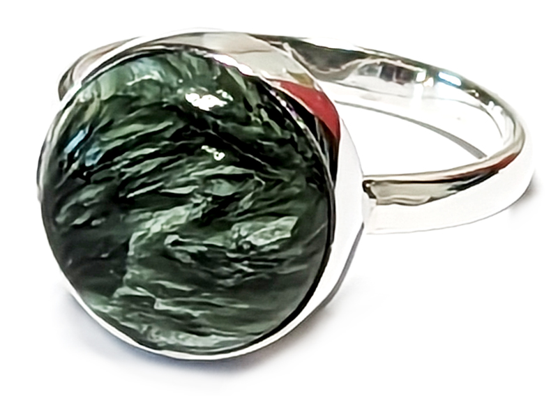 size 6 Seraphinite ring (image for) size 6 Seraphinite ring