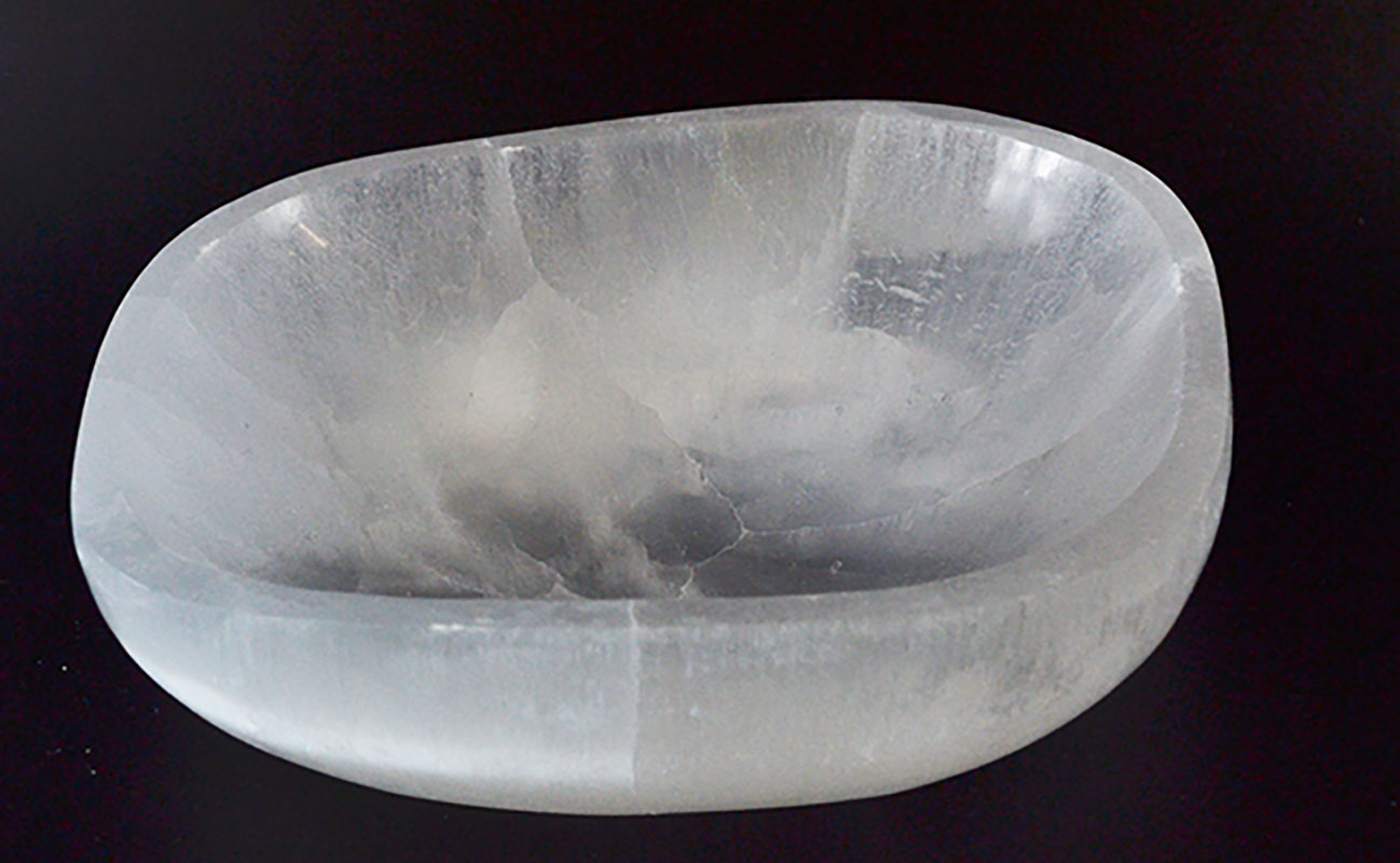 4-5" Selenite altar bowl (image for) 4-5" Selenite altar bowl