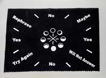8"x12" Moon Phase pendulum mat (image for) 8"x12" Moon Phase pendulum mat